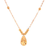 Collar en oro amarillo 18kt. 44cm