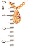 Collar en oro amarillo 18kt. 44cm
