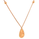 Collar en oro amarillo 18kt. 44cm