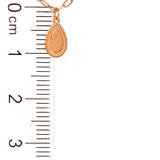 Collar en oro tres tonos 18kt. 43cm