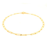Pulsera (Clip Maciza) en oro amarillo 18kt. 18cm