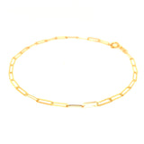 Pulsera (Clip Maciza) en oro amarillo 18kt. 18cm