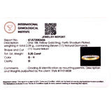 (MIA) Banda con diamantes en oro amarillo 18KT D-0.25CT