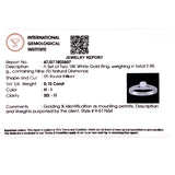 (MIA) Set con diamantes en oro blanco 18KT D-0.10CT