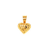 Dije (Corazón) en oro amarillo 18kt.