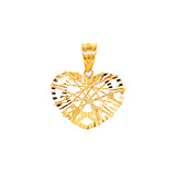 Dije (Corazón) en oro amarillo 18kt.