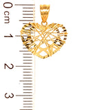 Dije (Corazón) en oro amarillo 18kt.