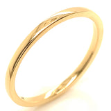 (MIA) Set de anillos con diamantes en oro amarillo 18KT. D-0.25CT