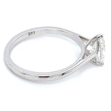 (LD) Anillo con diamante de laboratorio en oro blanco 14KT D-1.00CT