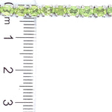 Pulsera con peridoto en plata 925
