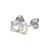 Aretes con ópalo en plata 925