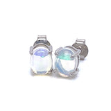 Aretes con ópalo en plata 925