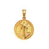 Dije (San Benito) en oro amarillo 10KT
