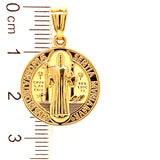 Dije (San Benito) en oro amarillo 10KT