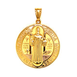 Dije (San Benito) en oro amarillo 10KT