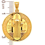Dije (San Benito) en oro amarillo 10KT
