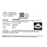 (MIA) Set de anillos con diamantes en oro blanco 18KT D-0.50CT
