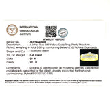 (MIA) Set de anillos con diamantes en oro amarillo 18KT D-0.65CT