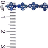 Pulsera con zafiros en plata 925