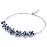 Pulsera con zafiros en plata 925