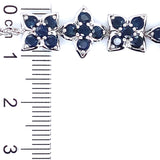 Pulsera con zafiros en plata 925
