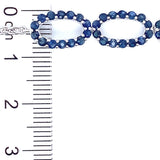 Pulsera con zafiros en plata 925