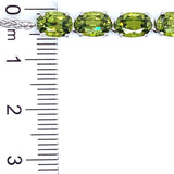 Pulsera con peridoto en plata 925