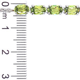 Pulsera con peridoto en plata 925