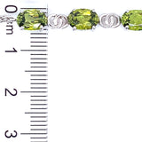 Pulsera con peridoto en plata 925