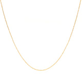 Cadena en oro amarillo  10KT 45cm