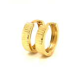 Huggies en oro amarillo 10KT