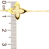 Pulsera en oro amarillo 10KT 17/19CM