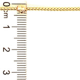 Pulsera en oro tres tonos 10KT 19.5CM