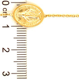 Pulsera (Denario) en oro amarillo 10KT 19/22CM