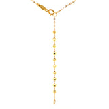Collar Rosario en oro amarillo 10KT 50CM