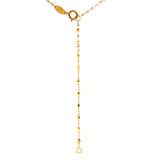Collar Rosario en oro amarillo 10KT 50CM