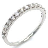 (MIA) Banda con diamantes en oro blanco 18KT D-0.38CT