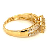 (MIA) Anillo con diamantes en oro amarillo 18KT D-0.48CT