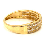 (MIA) Anillo con diamantes en oro amarillo 18KT D-0.43CT