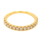 (MIA) Banda con diamantes en oro amarillo 18KT D-0.38CT