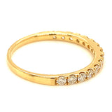 (MIA) Banda con diamantes en oro amarillo 18KT D-0.38CT