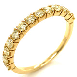 (MIA) Banda con diamantes en oro amarillo 18KT D-0.60CT