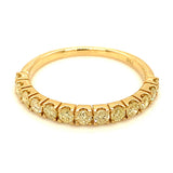 (MIA) Banda con diamantes en oro amarillo 18KT D-0.60CT