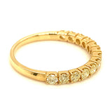 (MIA) Banda con diamantes en oro amarillo 18KT D-0.60CT