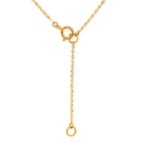 (MIA) Collar con diamantes en oro amarillo 18KT  40/43CM D-0.31CT