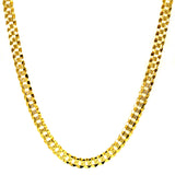 Cadena (Gourmet Maciza) en oro amarillo 10KT 60cm