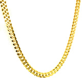 Cadena (Gourmet Maciza) en oro amarillo 10KT 60cm