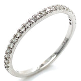 (SOFIA) Set de anillos con diamantes en oro blanco 10KT D-0.67CT