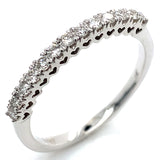 (MIA) Set de anillos con diamantes en oro blanco 18KT D-0.50CT