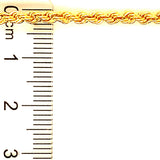 Pulsera (Cordón Hueca) en oro amarillo 18KT 18CM